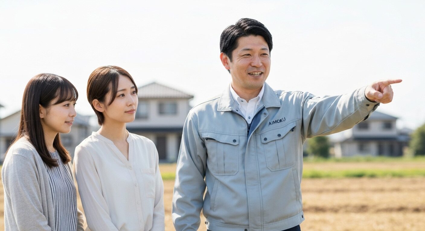 土地探しの不安を解消してくれる、信頼できる住宅会社の担当者と相談する